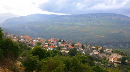 عماصور كما تبد من طريق بعذران