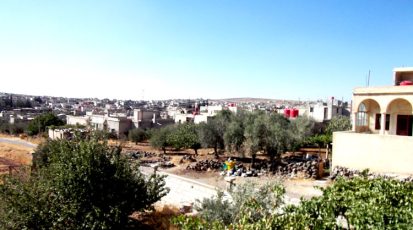 منظر عام لجانب من البلدة