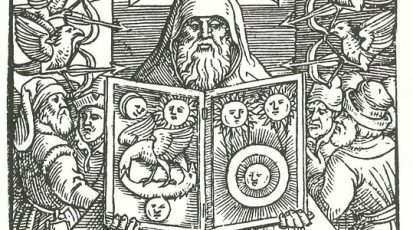 هرمس وفي يده كتاب الأسرار - كوروبس هرمتيكوم