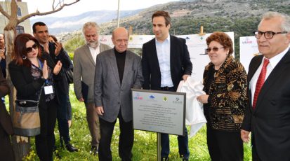 وضع حجر الأساس للمشروع مركز الاستعلامات السياحية بحضور رؤساء بلديات من المنطقة